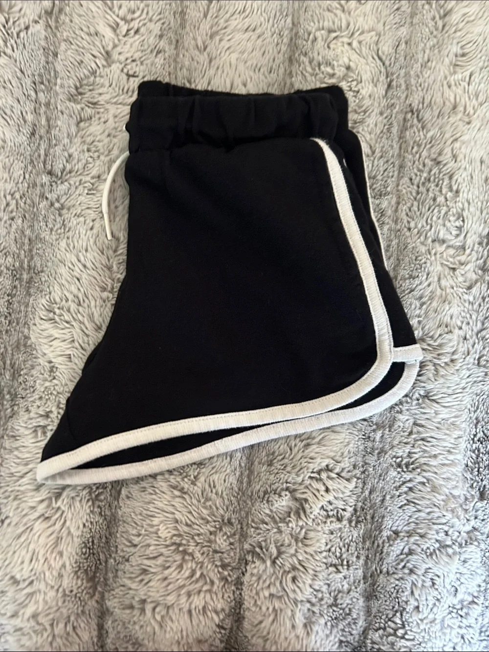 Old Navy Girls Athletic Shorts 2-Pair Bundle Black Gray - Size Large
